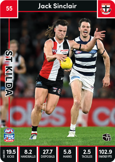 2023 Teamcoach AFL Common Cards - Cards 1 to 100 - Pick Your Card