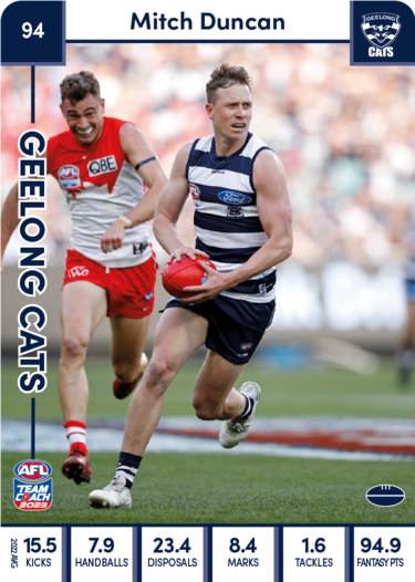 2023 Teamcoach AFL Common Cards - Cards 1 to 100 - Pick Your Card