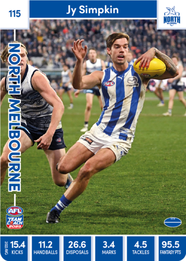 2023 Teamcoach AFL Common Cards - Cards 101 to 200 - Pick Your Card