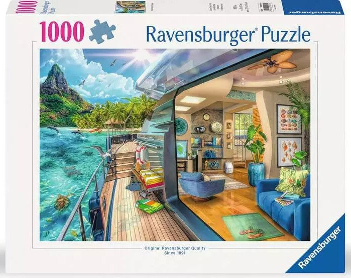 Ravensburger - Tropical Island Charter - 1000 Piece Jigsaw Puzzle