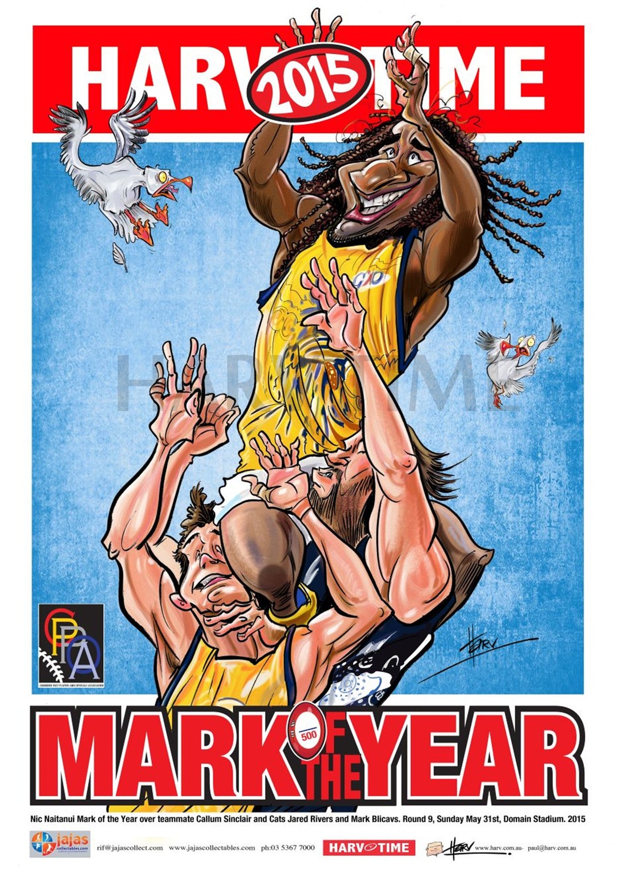 Nic Naitanui, Mark of the Year, Harv Time Poster