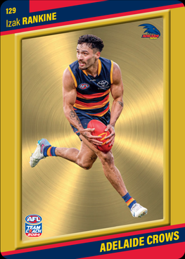 Izak Rankine, 129, Gold Parallel, 2024 Teamcoach AFL