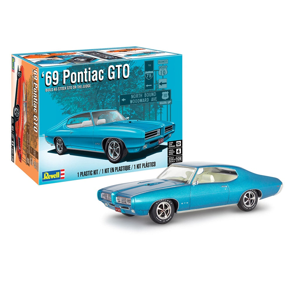 REVELL 1969 PONTIAC GTO THE JUDGE 2N1, 1:24 Scale Model Kit