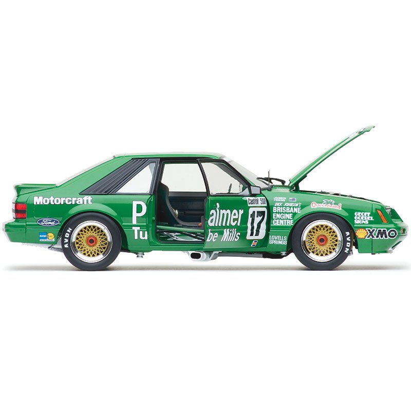 Classic Carlectables Ford Mustang GT 1985 Sandown 500, 1:18 Scale Diecast Model Car