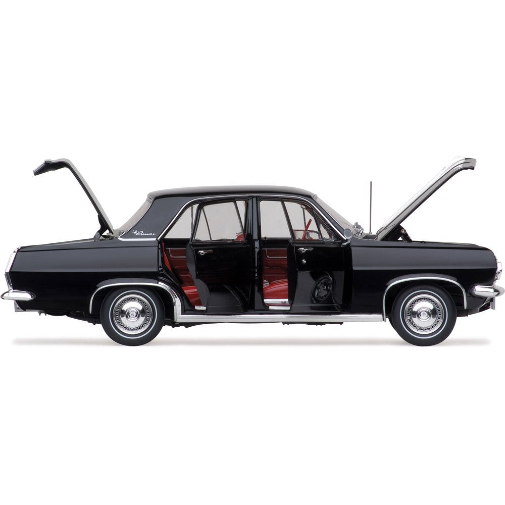 Classic Carlectables Holden HR Premier Warrigal Black, 1:18 Scale Diecast Model Car