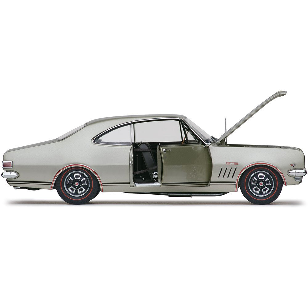 Classic Carlectables Holden HK Monaro GTS 327 Silver Mink, 1:18 Scale Diecast Model Car