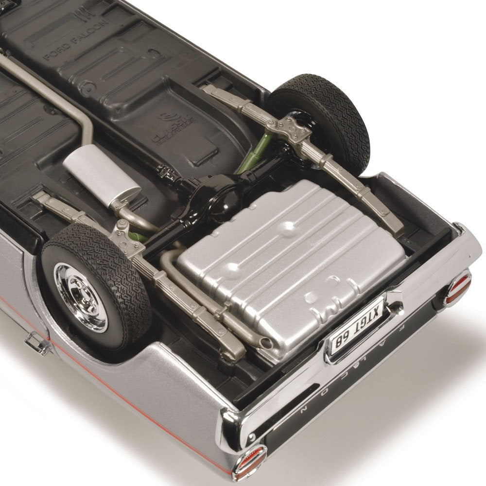 Classic Carlectables Ford XT Falcon GT Frosted Pewter, 1:18 Scale Diecast Model Car