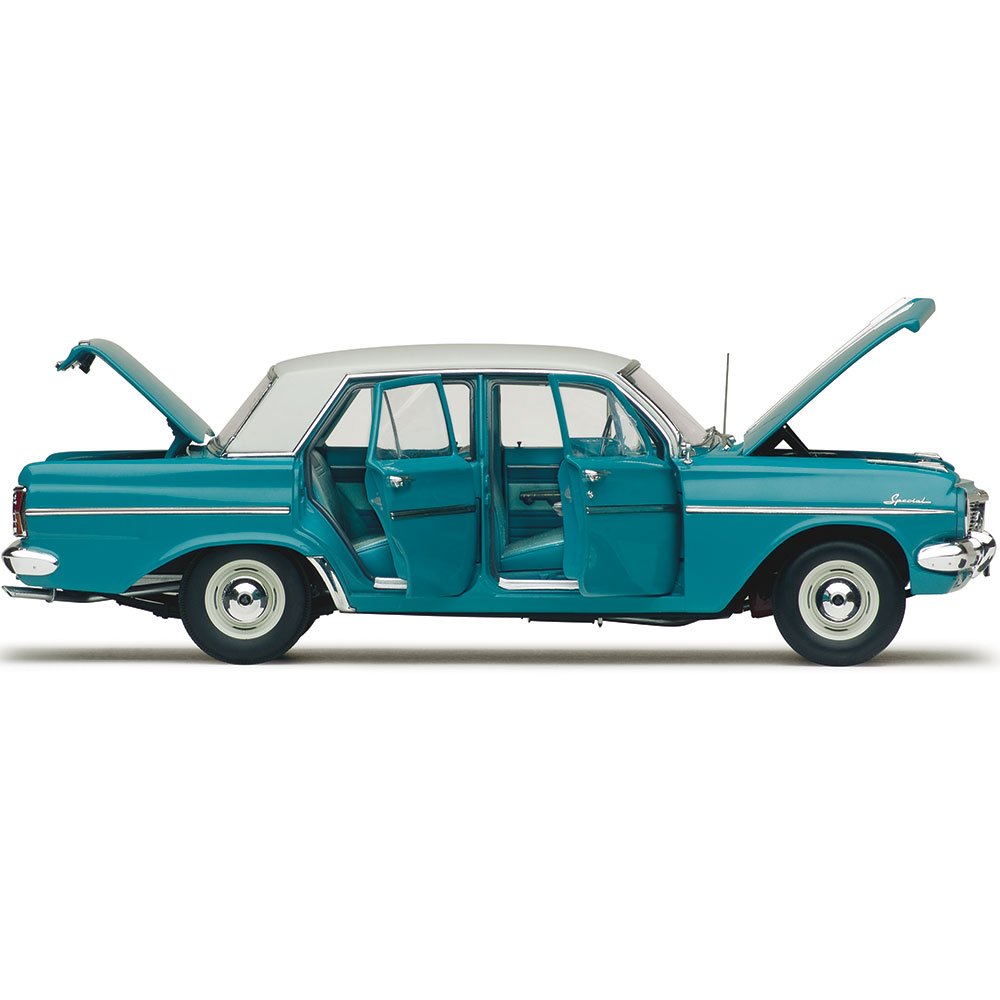 Classic Carlectables Holden EH Special Aqua Turquoise, 1:18 Scale Diecast Model Car