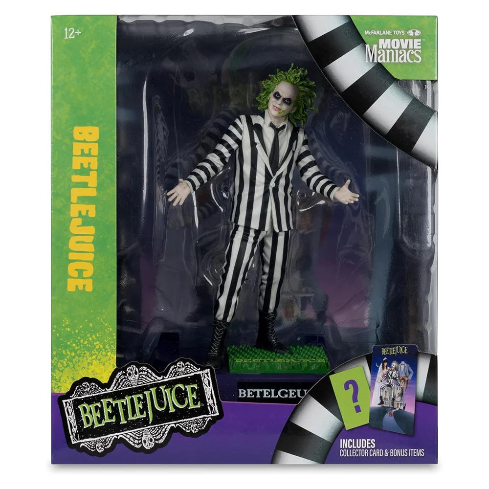 Beetlejuice (1988) - Beetlejuice (Betelgeuse) McFarlane Movie Maniacs 6" Scale PVC Statue