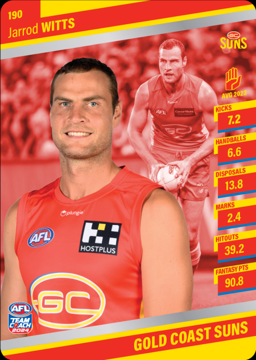 2024 Teamcoach AFL Silver Parallel Cards - Cards 101 to 200 - Pick Your Card