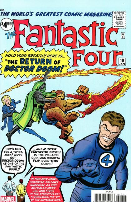 Fantastic Four, Vol. 1, #10 Facsimile Comic