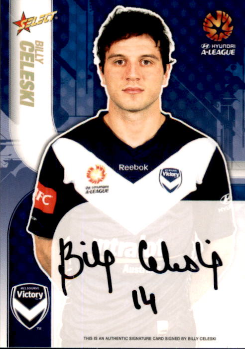 2009 Select A-League Soccer Signature Set of 10 Cards