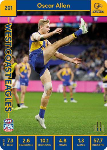 2023 Teamcoach AFL Common Cards - Cards 201 to 225 - Pick Your Card