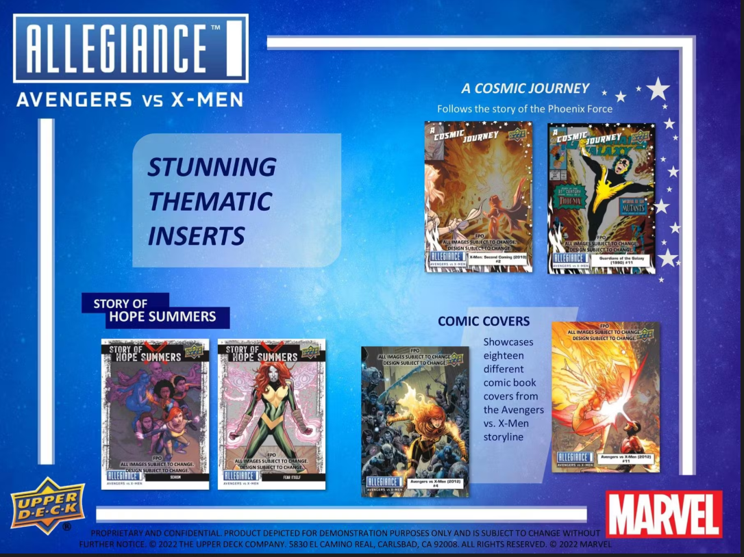 2023 Upper Deck Marvel Allegiance: Avengers VS X-Men Hobby Box