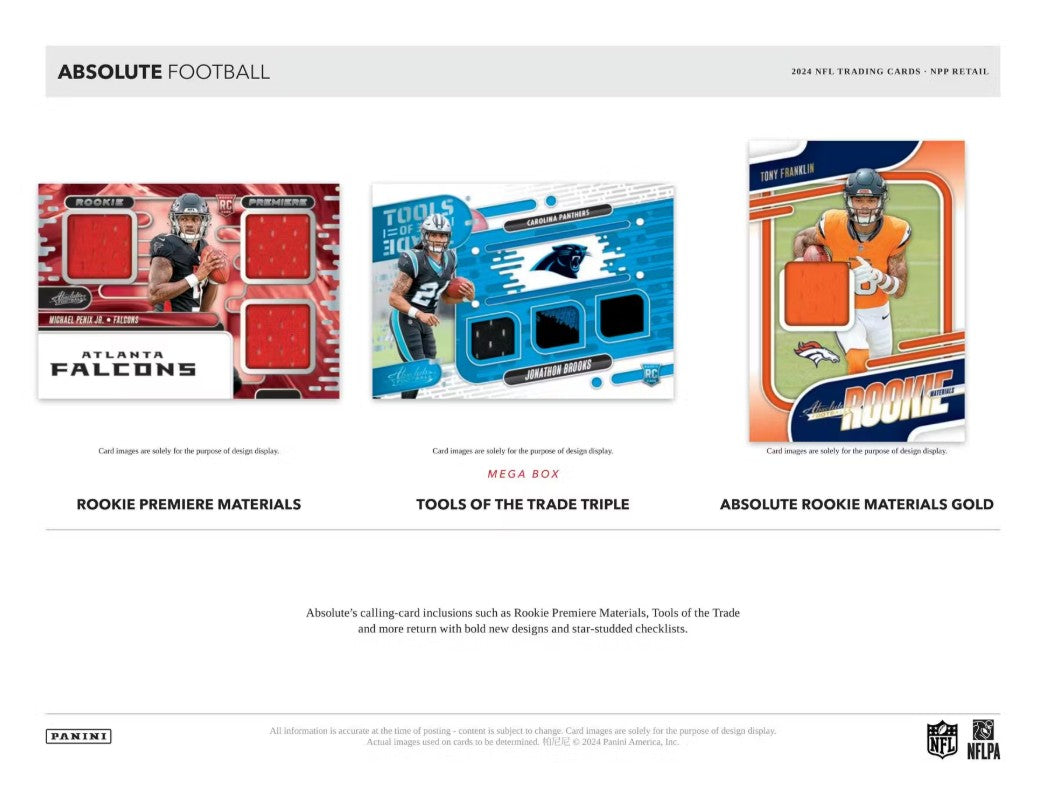 2024 Panini Absolute Football NFL Blaster Box