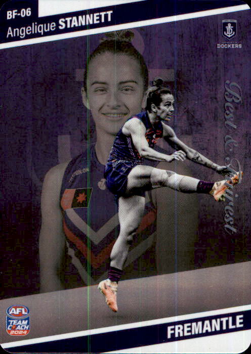 2024 Teamcoach AFLW Best & Fairest Cards - Cards BF-01 to BF-18 - Pick Your Card