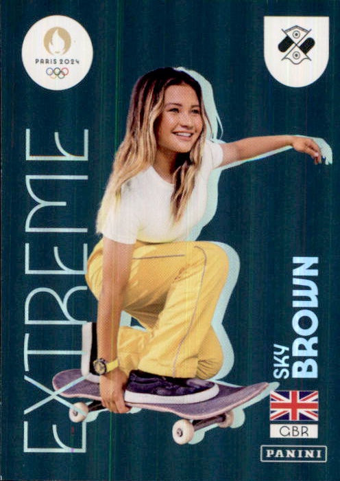 Sky Brown, #50, Extreme, 2024 Panini Paris Olympics