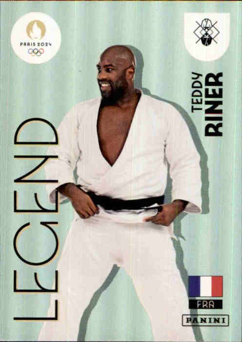 Teddy Riner, #53, Legend, 2024 Panini Paris Olympics