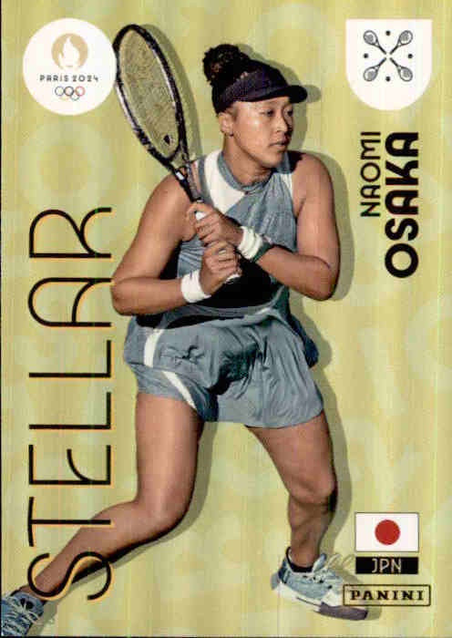 Naomi Osaka, #68, Stellar, 2024 Panini Paris Olympics