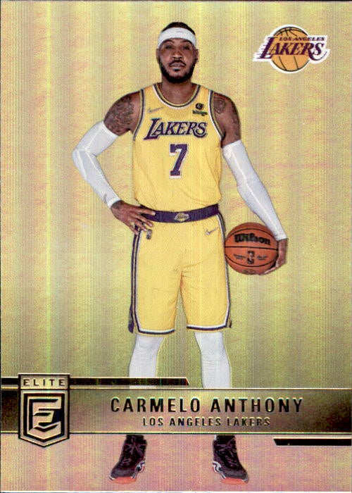 Carmelo Anthony, 2021-22 Panini Donruss Elite Basketball NBA
