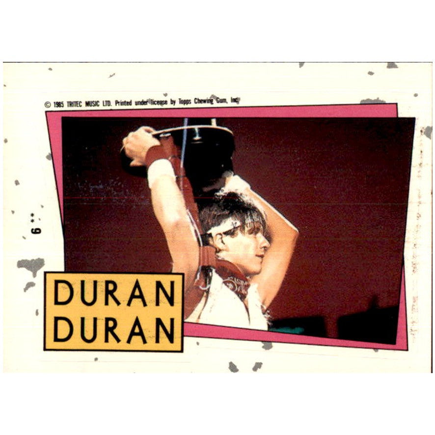1985 Topps Duran Duran Sticker #6