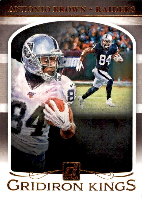 Antonio Brown, Gridiron Kings, 2019 Panini Donruss Football NFL