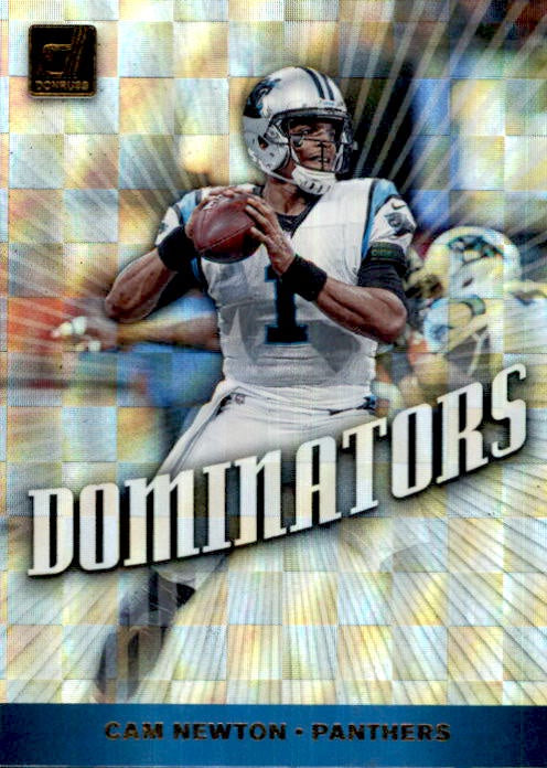 Cam Newton, Dominators, 2019 Panini Donruss Football NFL