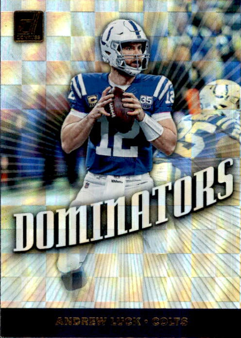 Andrew Luck, Dominators, 2019 Panini Donruss Football NFL