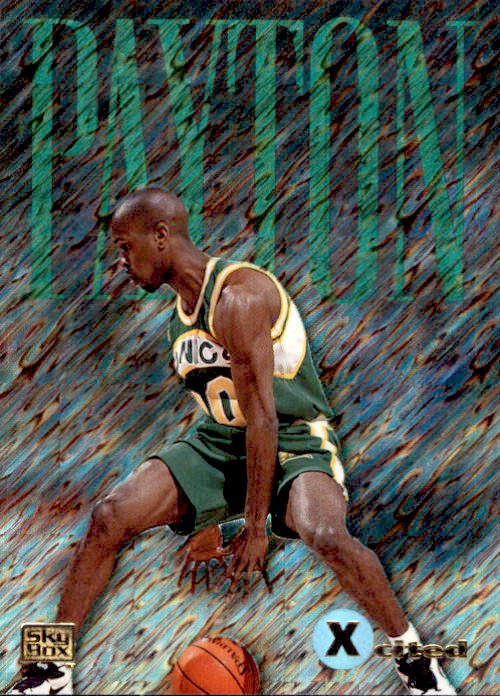 Gary Payton, Xcited, 1995 Skybox Emotion Basketball NBA