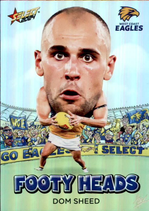 Dom Sheed, FH85, Footy Heads, 2024 Select AFL Footy Stars