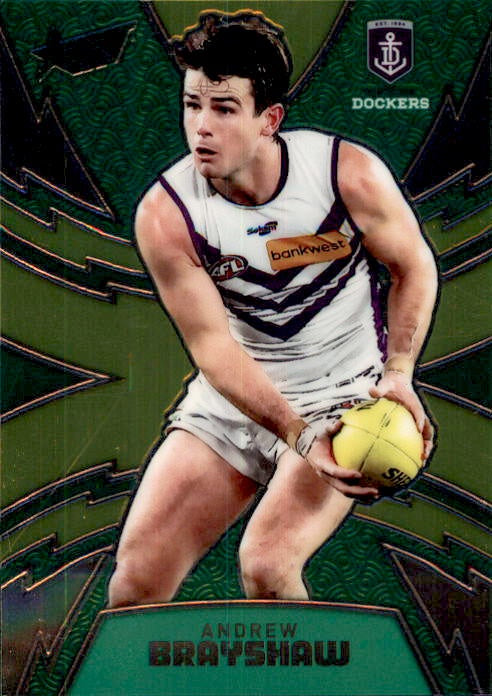 Andrew Brayshaw, LGG27, Luminous Thunderbolt KMART Refractor, 2024 Select AFL Footy Stars