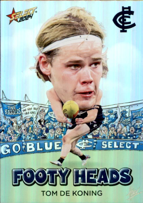 Tom De Koning, FH13, Footy Heads, 2024 Select AFL Footy Stars