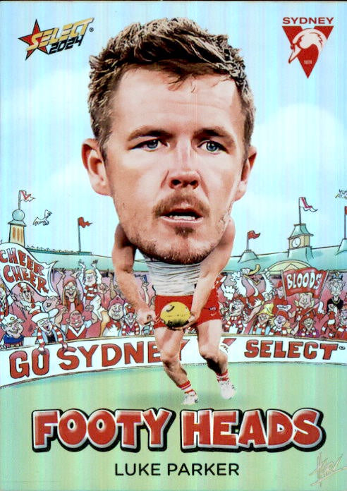 Luke Parker, FH80, Footy Heads, 2024 Select AFL Footy Stars