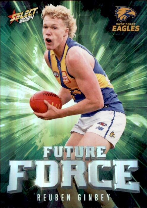Reuben Ginbey, FFG82, Future Force Green, 2024 Select AFL Footy Stars
