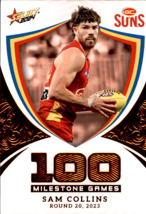 Sam Collins, MG57, Milestone, 2024 Select AFL Footy Stars