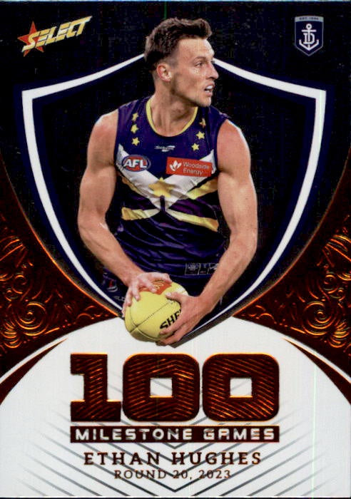 Ethan Hughes, MGH37, Milestone Hobby, 2024 Select AFL Footy Stars