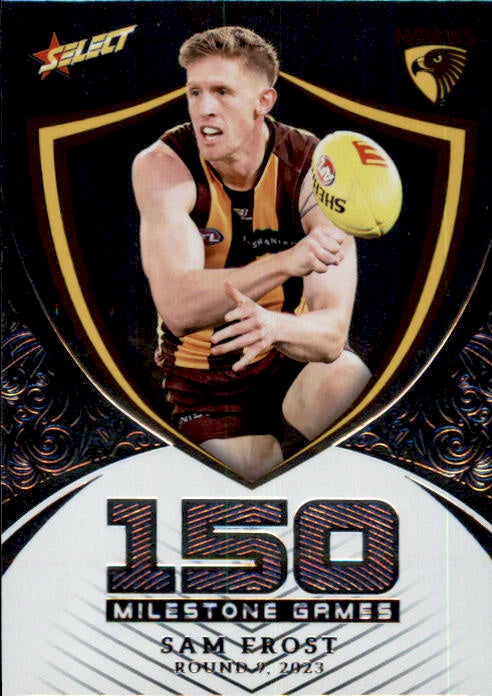 Sam Frost, MGH59, Milestone Hobby, 2024 Select AFL Footy Stars