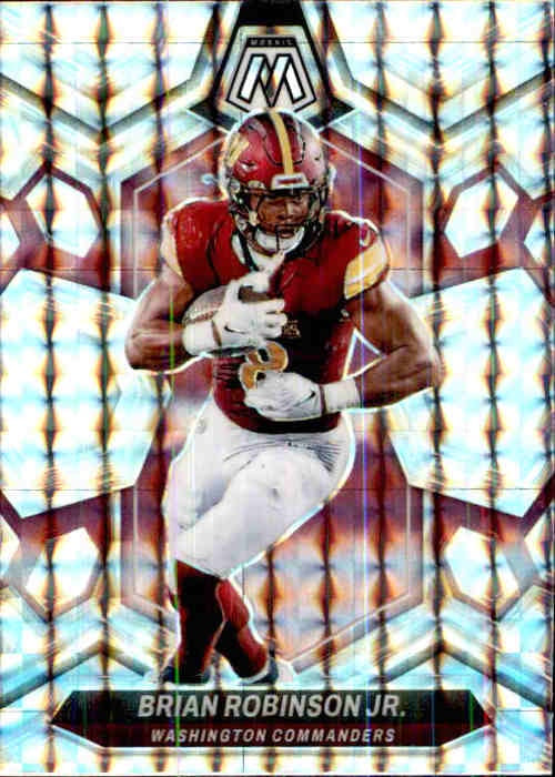 Brian Robinson Jr, Silver Mosaic Prizm, 2024 Panini Mosaic Football NFL