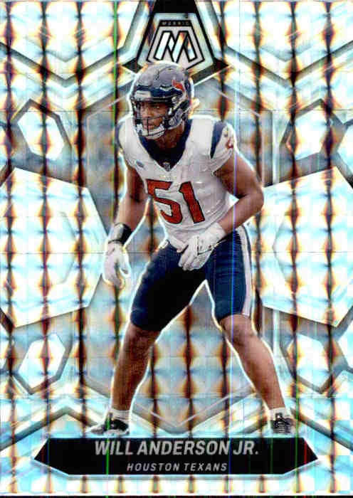 Will Anderson Jr, Silver Mosaic Prizm, 2024 Panini Mosaic Football NFL