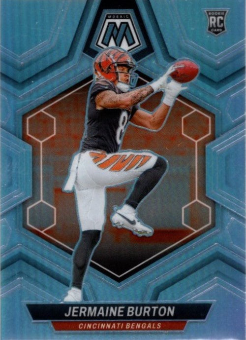 Jermaine Burton, RC, Silver Prizm, 2024 Panini Mosaic Football NFL