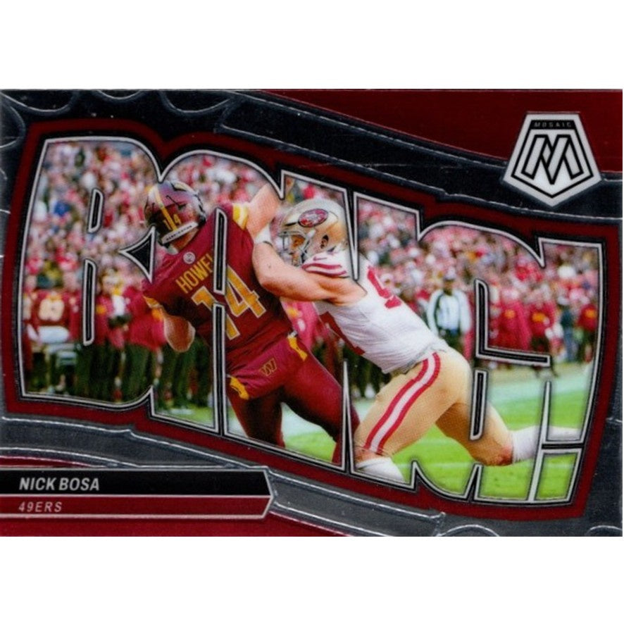 Nick Bosa, Bang!, 2024 Panini Mosaic Football NFL