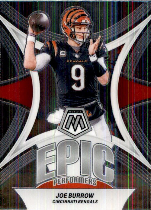 Joe Burrow, Epic Performances, 2024 Panini Mosaic Football NFL