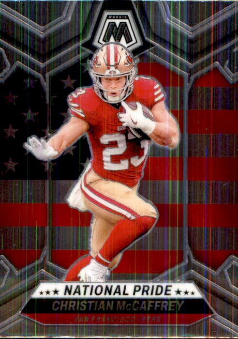 Christian McCaffrey, #256, 2024 Panini Mosaic Football NFL