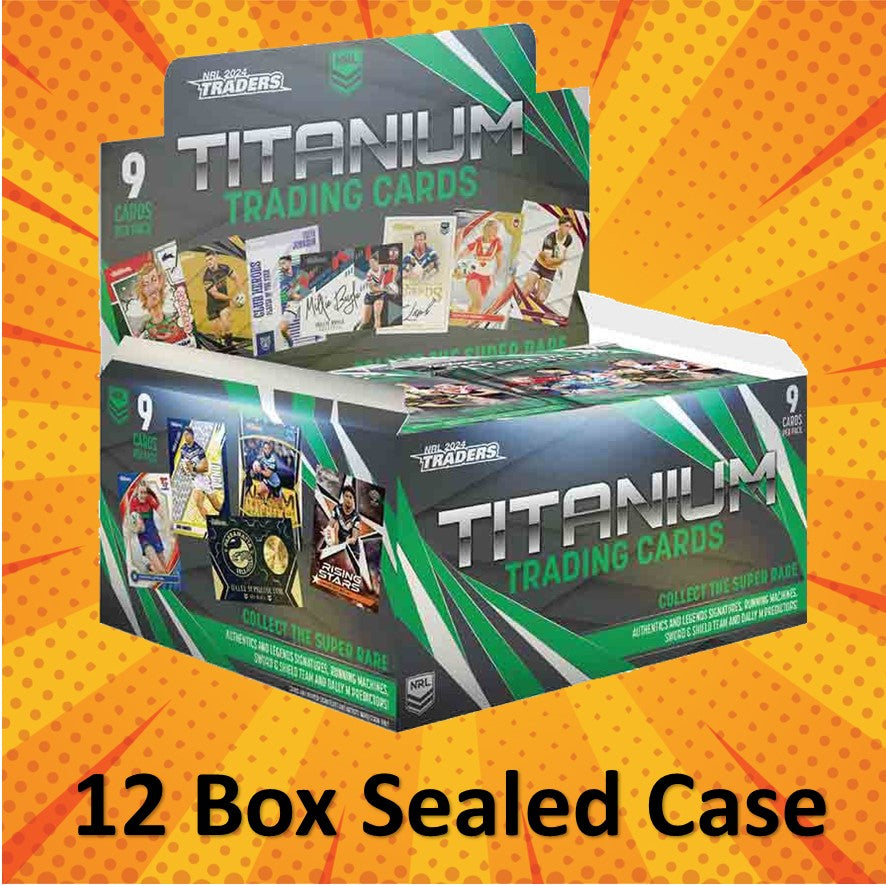 2024 TLA Traders Titanium NRL Rugby League Sealed Case