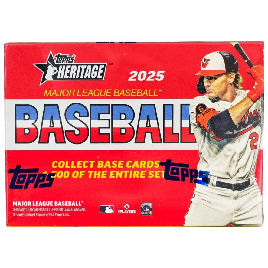 2025 Topps Heritage Baseball MLB 8-Pack Blaster Box