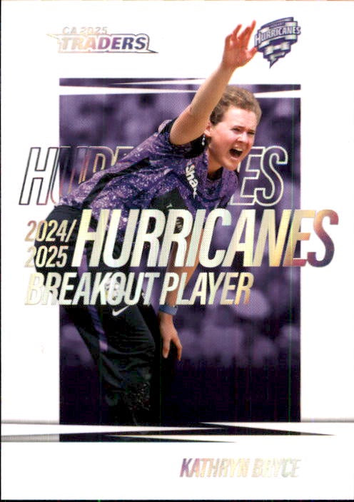 Kathryn Bryce, Breakout Player, 2025-26 TGI TLA CA Cricket Traders
