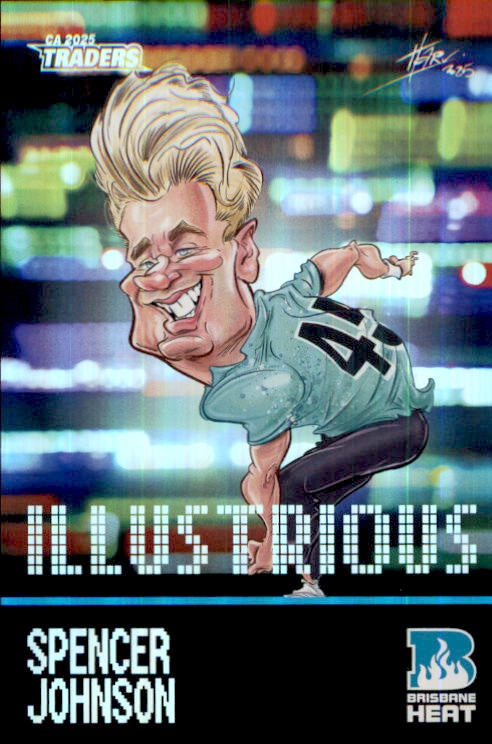 Spencer Johnson, Illustrious, 2025-26 TGI TLA CA Cricket Traders