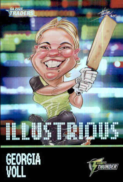 Georgia Voll, Illustrious, 2025-26 TGI TLA CA Cricket Traders