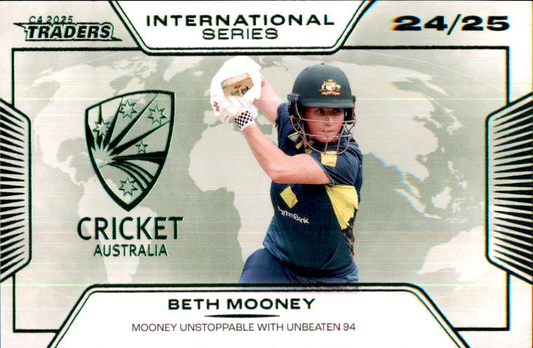 Beth Mooney, International Series, 2025-26 TGI TLA CA Cricket Traders