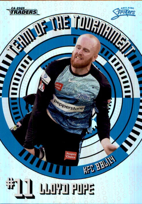 Lloyd Pope, Team of the Tournament, 2025-26 TGI TLA CA Cricket Traders